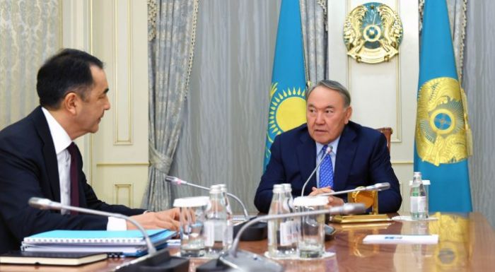 Назарбаев Сағынтаевпен кездесті 