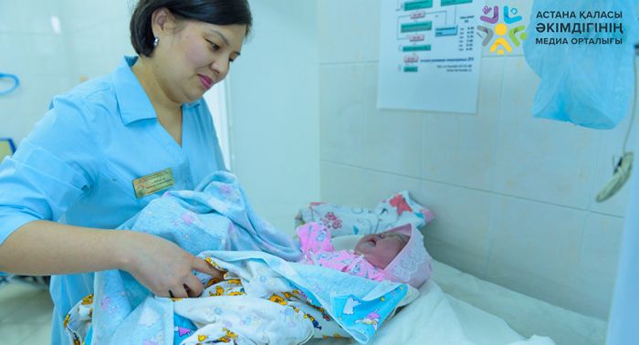 Астанада алып сәби дүниеге келді