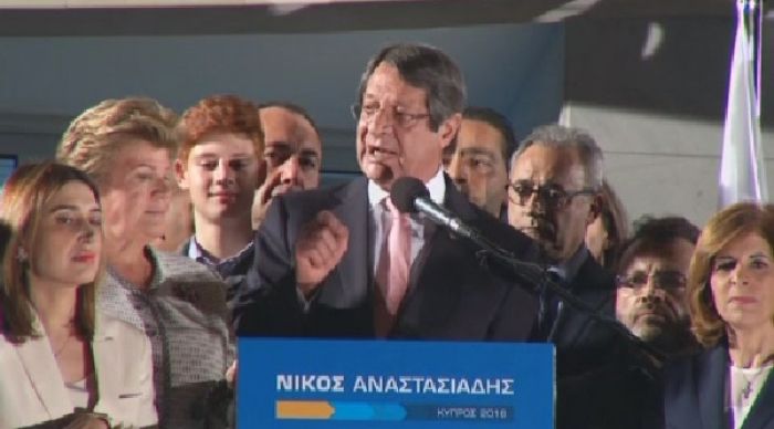 ​Кипрдегі президенттік сайлауда Н.Анастасиадис жеңіске жетті 