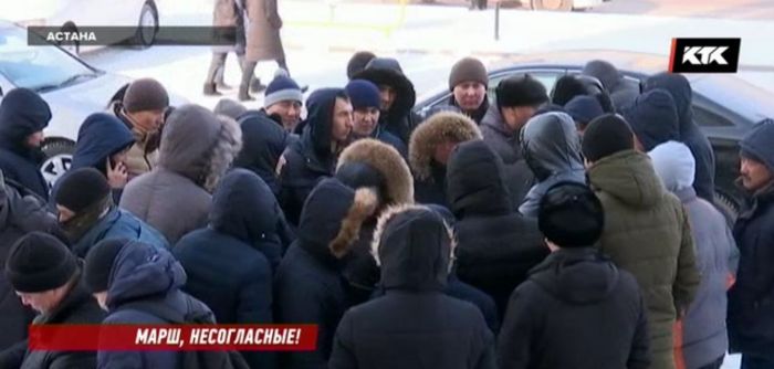 Астанада атышулы Абу Дабидің құрылысшылары наразылыққа шықты