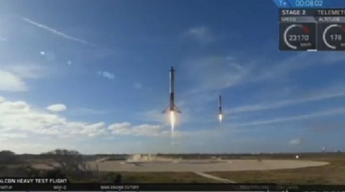 ​АҚШ-та Falcon Heavy ғарышқа сәтті көтерілді 