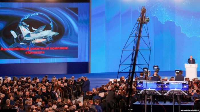 Путиннің жолдауында "ядролық зымырандар" көрсетілді