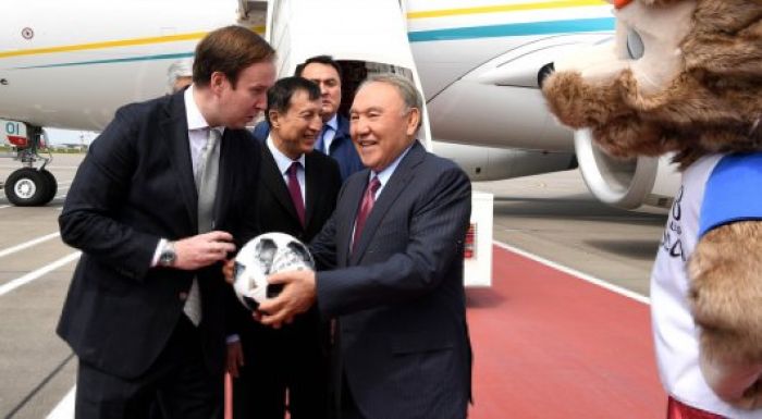 ӘЧ-2018: Назарбаев матч көру үшін Мәскеуге барды