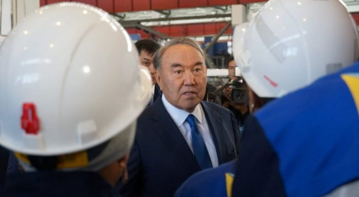 Назарбаев Қарағандыға барды