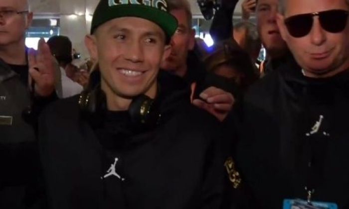 Головкин Лас-Вегасқа келіп, алдағы жекпе-жегіне қатысты мәлімдеме жасады