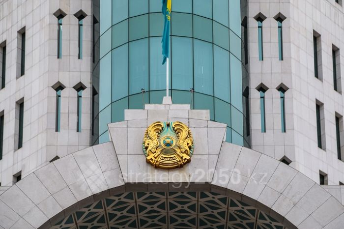 ​Ақордада елтаңбаның жаңартылған нұсқасы орнатылды