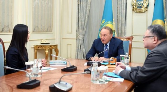 ​Назарбаев Дінзухра Тілендиевамен кездесті 