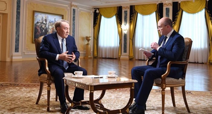 Назарбаев Ресей телеарналарына берген сұхбатында не айтты?
