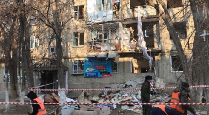 Таразда көпқабатты үйде болған жарылыстың видеосы жарияланды