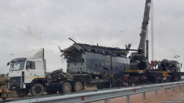 Қордайдағы жол апаты: Автобуста Қазақстан, Өзбекстан және Тәжікстан азаматтары болған