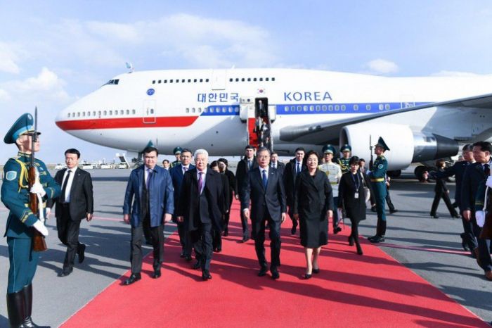 Қазақстанға Оңтүстік Корея президенті келді