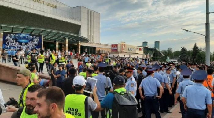 ​6 шілдедегі митингіде 100-ден аса адам ұсталды - ІІМ