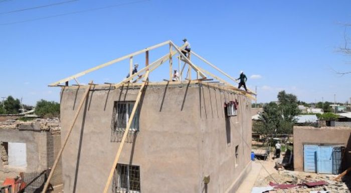 Арыста 434 үй толық жөндеуден өтті