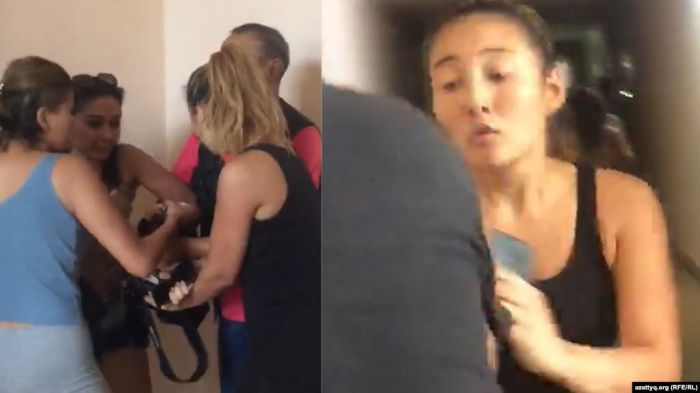 Полиция Азаттық тілшілеріне шабуылдаған оқиғаға қатысты тергеу бастады