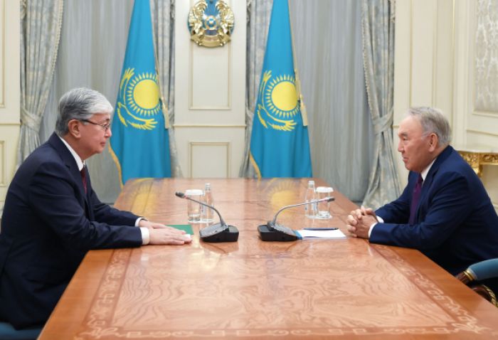 ​Елбасы Н.Назарбаев Қазақстан президенті Қ.Тоқаевпен кездесті 