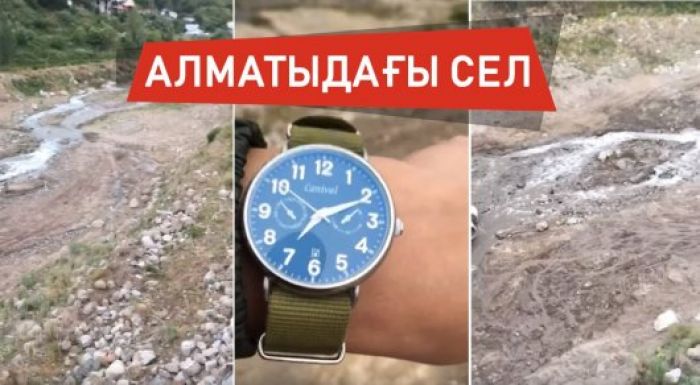 Дүрлігуге себеп жоқ - ТЖД өкілдері Алматыдағы сел жайлы