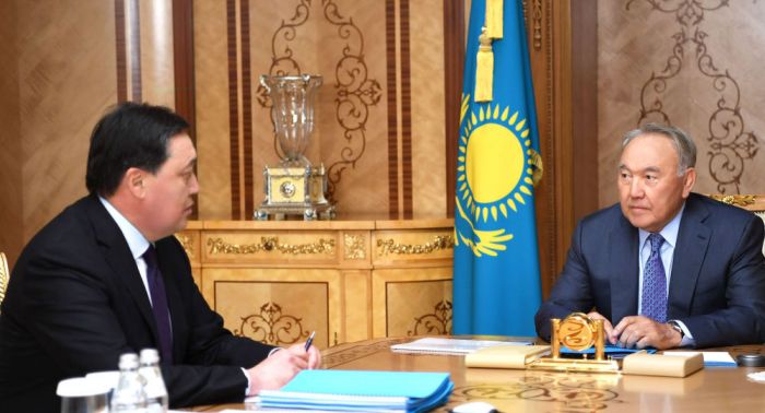 Назарбаев премьер-министр Маминді қабылдады