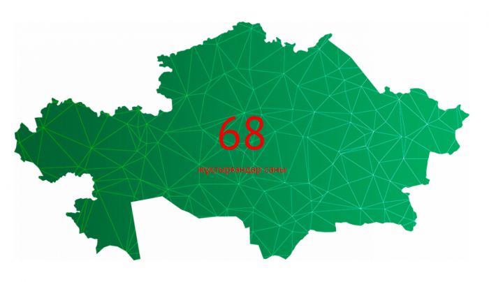 eGov-та коронавирустың қауіпті аймақтары белгіленген карта жарияланды