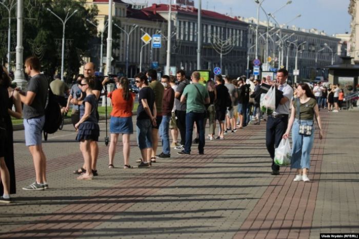 ​Беларусьте Лукашенконың билігіне қарсы шеру өтті 