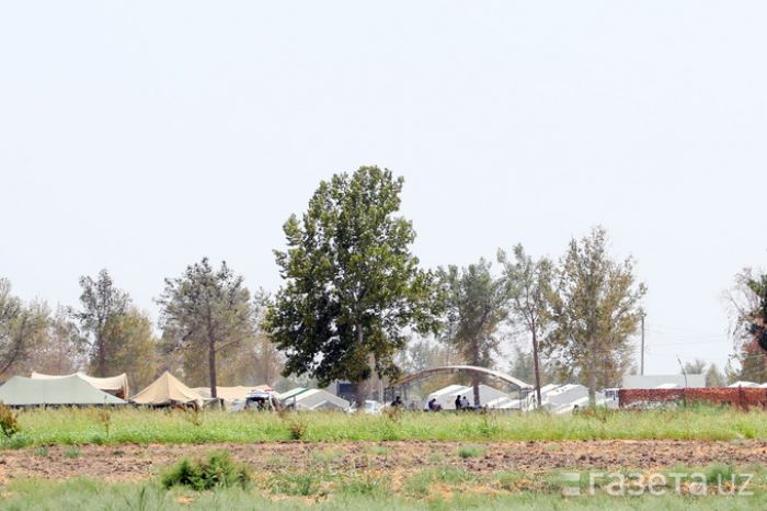 Өзбекстан ауған босқындарына арнап лагерь құрды