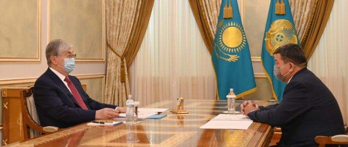 Президент Атырау облысының әкімі Махамбет Досмұхамбетовті қабылдады