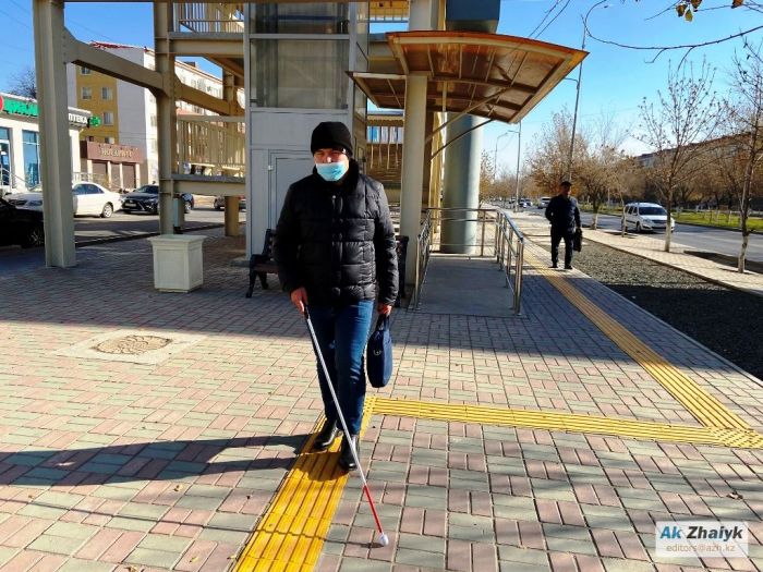 Зағип жандар да туған жерінде еркін жүргісі келеді