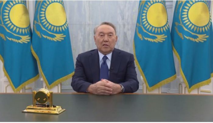 Назарбаевтың үндеуі - Видео