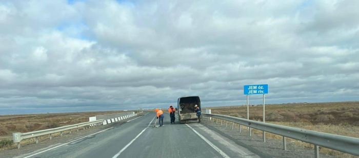 Жолшылар «жауын-шашыннан кейін» жолды толық жөндеуге уәде берді 