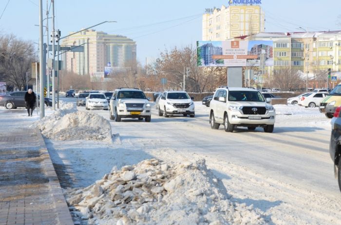 Жол сызығы қардан көрінбесе, «Сергек» әзірге кешіріммен қарайды