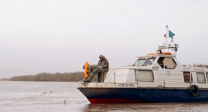 Балық инспекторлары браконьерлік ау құралдарын жоюға кірісті