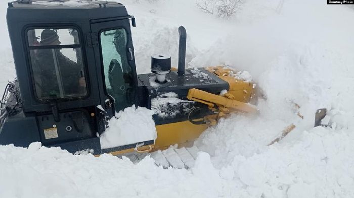 Қар құрсауында қалған Күршім ауданында төтенше жағдай жарияланды