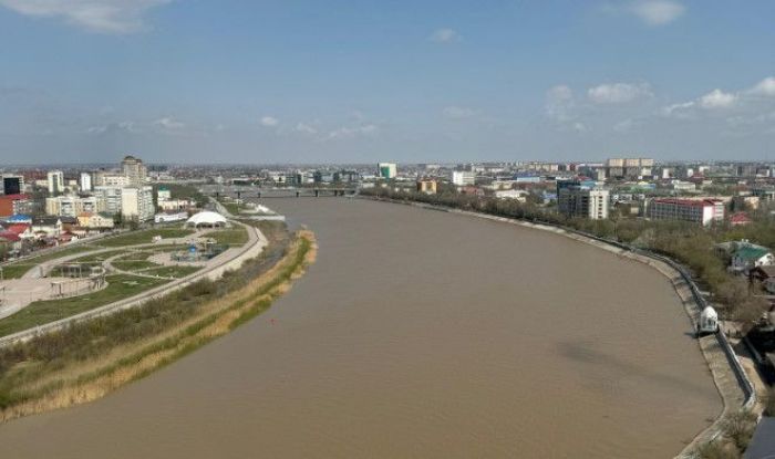 ​Атырау облысындағы Жайық өзеніндегі су деңгейі бойынша жедел мәлімет