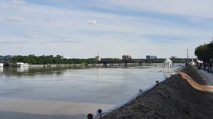 ​Атырау облысындағы Жайық өзеніндегі су деңгейі бойынша 27 мамырдағы мәлімет