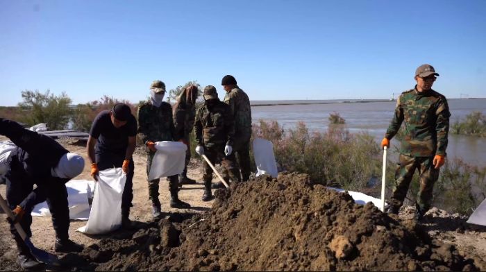 Соколок арнасының бөгеттерін нығайту жұмыстары қарқынды жүріп жатыр