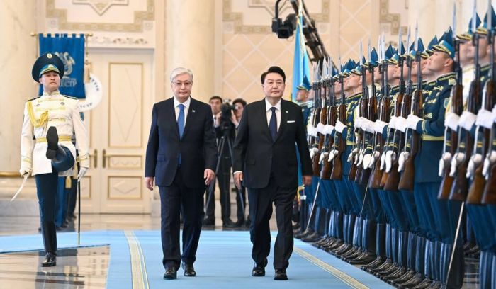 Алғашқы ресми сапары: Оңтүстік Корея президенті Астанаға келді