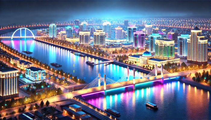 Жайық жағалауындағы ғимараттарға түнгі жарық шамдар орнату жоспарлануда