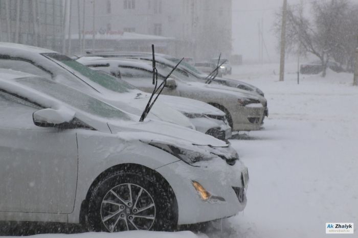 Атырау облысында алдағы үш күн бойы қалың қар жауып, боран соғуы ықтимал