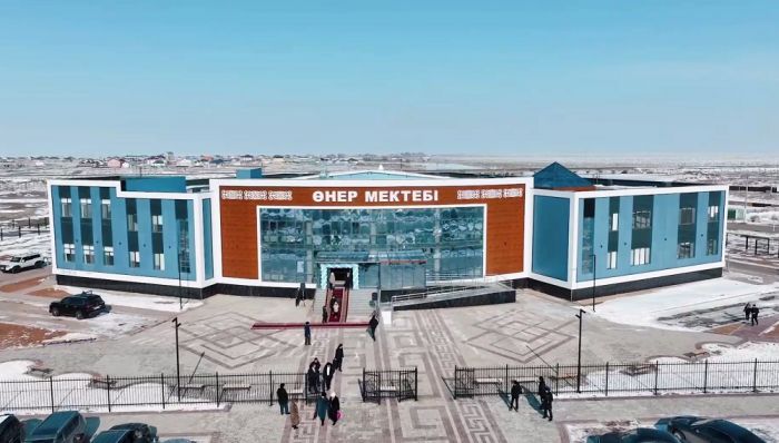 Исатай ауданында өнер мектебі мен спорт кешені ашылды