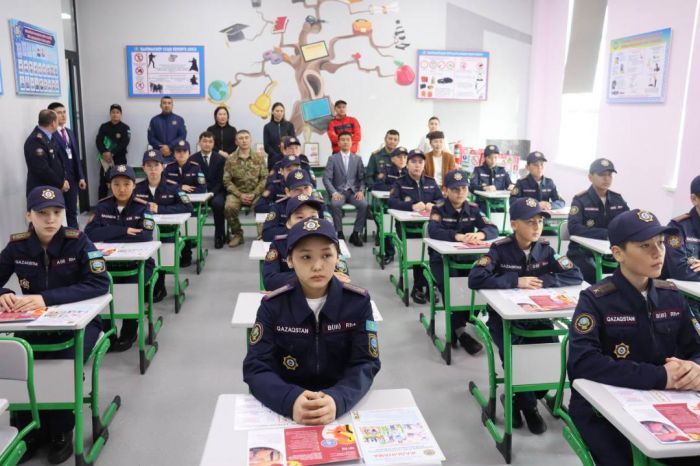 Түркістан облысында кадет сыныбы ашылды