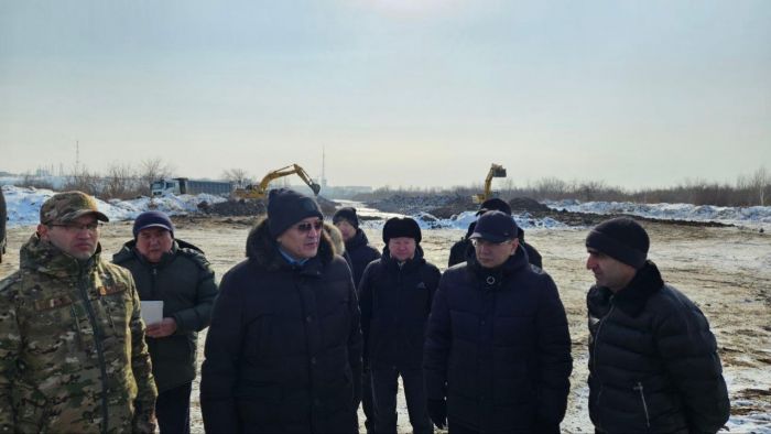 СҚО-да айналма каналдар салынып, бөгеттер плиталармен нығайтылуда