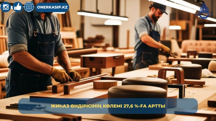 ​Қазақстанда жиһаз өндірісінің көлемі 27,6 %-ға артты