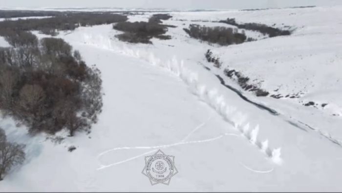 ​Абай облысында мұз кжару жұмыстары жүргізілді