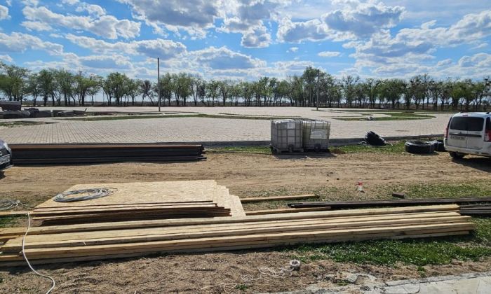 Елтайда 393 миллион теңгеге жаңа саябақ салынып жатыр