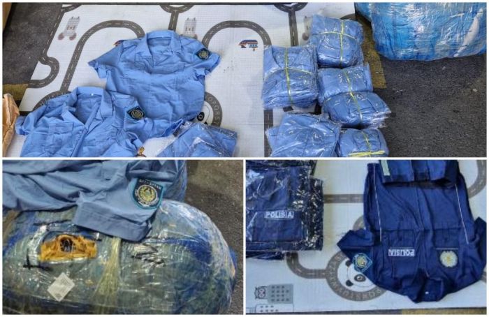 ​"Қорғаста" "POLISIA"​ деген жазуы бар киімнің ірі партиясы анықталды
