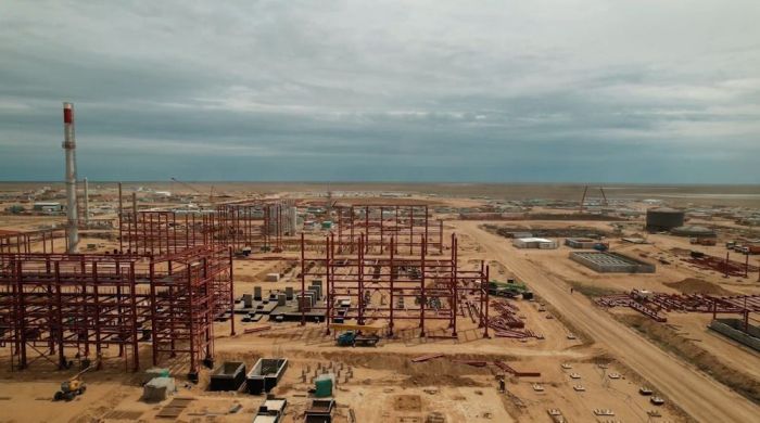 Қашағандағы газ өңдеу зауыты: құрылыс-монтаж жұмыстары жалғасуда