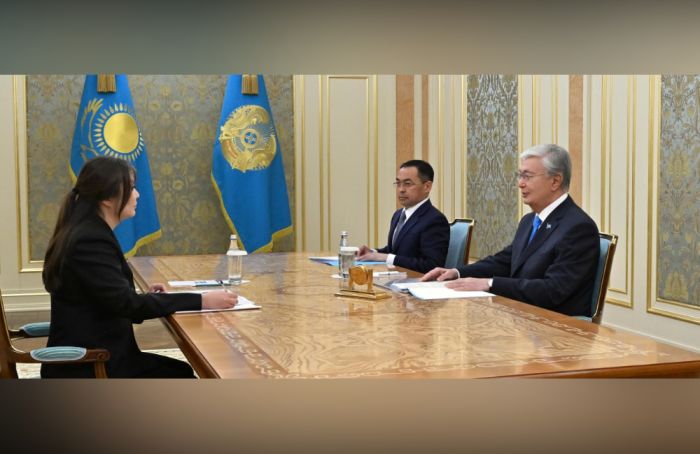 Мемлекет басшысы Динара Зәкиеваны қабылдады