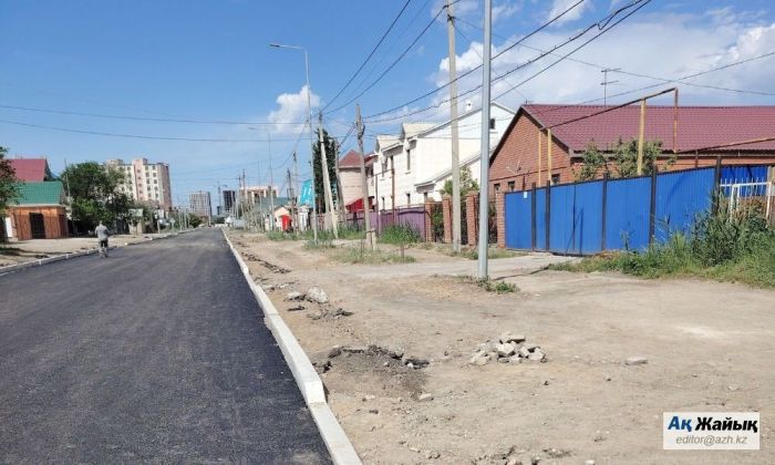Атырауда кейбір жаңа жолдар сапа стандарттарына сай емес