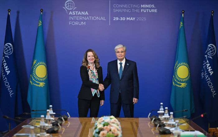 Мемлекет басшысы Миграция жөніндегі халықаралық ұйымның бас директоры Эми Поупты қабылдады