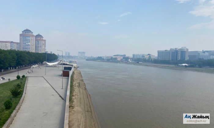 Күйік иісі, түтінді тұман және газ: «Ақжайықта» қамыс өртеніп, Атырау тұрғындары тұншығуда