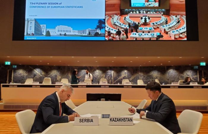 Қазақстан мен Сербия статистика саласындағы ынтымақтастық туралы меморандумға қол қойды